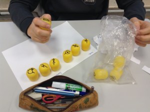 trier les symboles des classes grammaticales