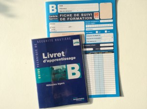Livrets d'apprentissage pour permis B