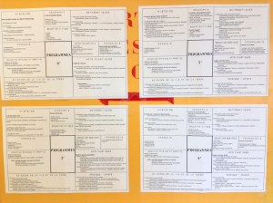 affichage des programmes