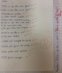 Routines réussies